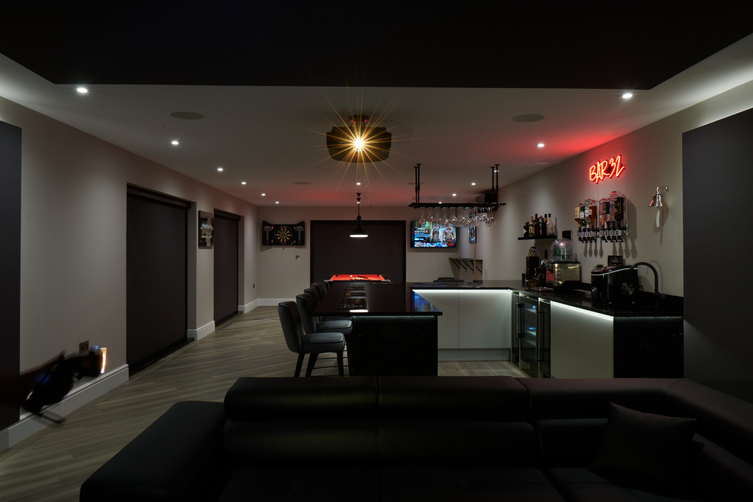 Games and Bar Area