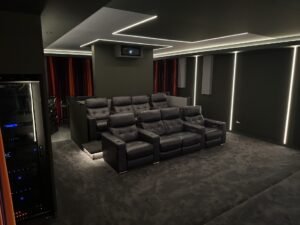 Surrey Cinema Room Seating and Rack